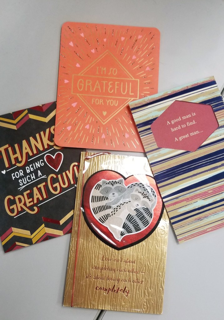 4 valentine's day cards